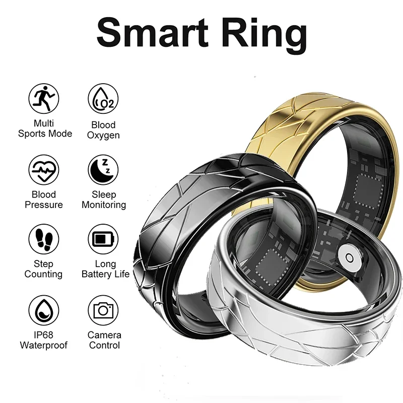 Women'S Health & Wellness Center - Smart Ring Health Monitoring IP68&5ATM Waterproof