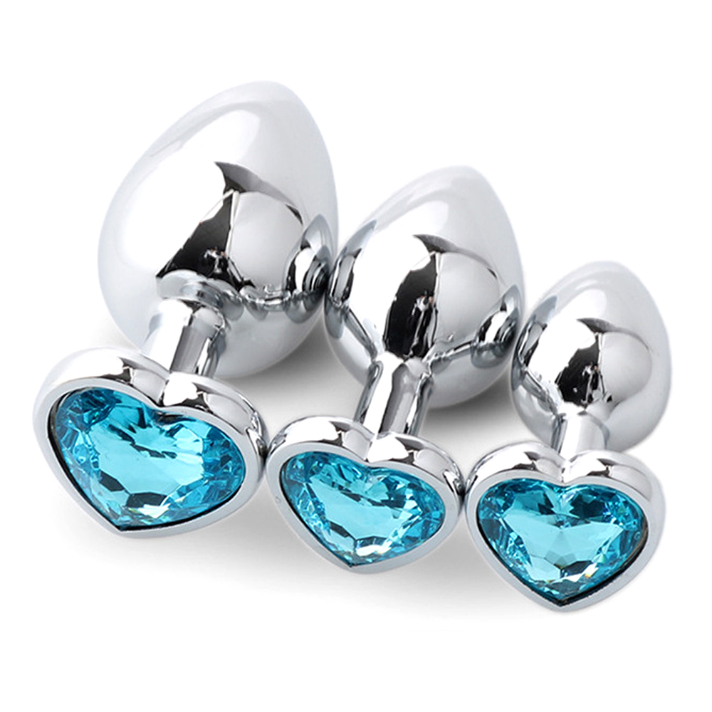 Health With Wellness - 3PCS Metal Anal Plugs for Couples