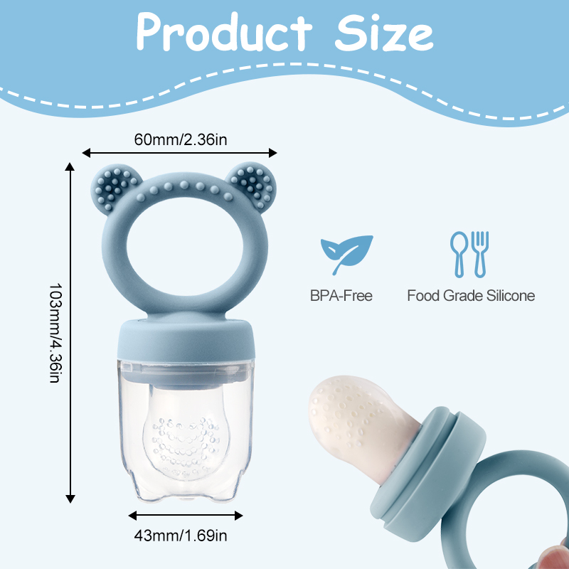 Silicone Bear Shaped Baby Frui - đánh giá và giá Health Wellness Items