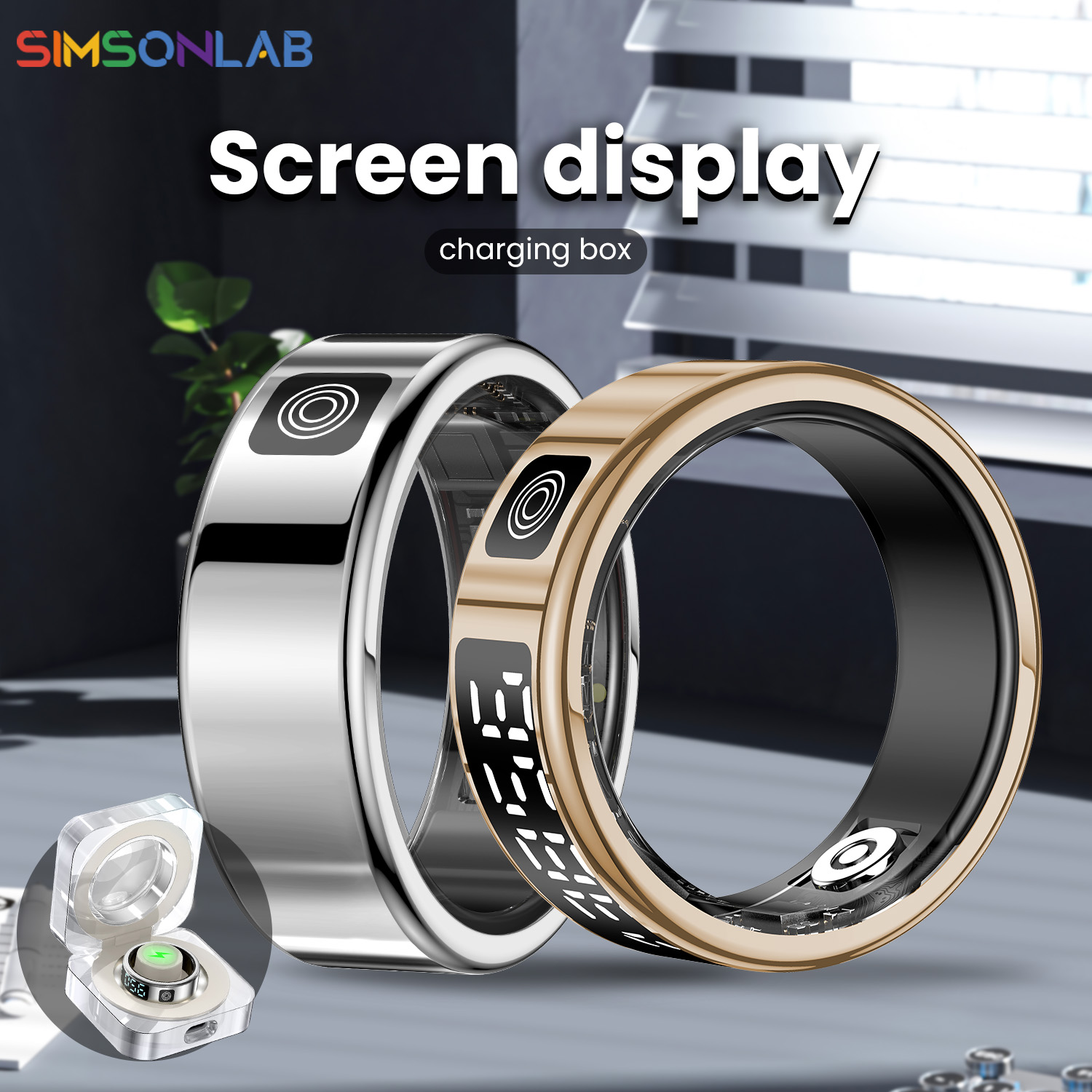 New Smart Ring SR08 LED Displa - đánh giá và giá Women'S Health & Wellness Center