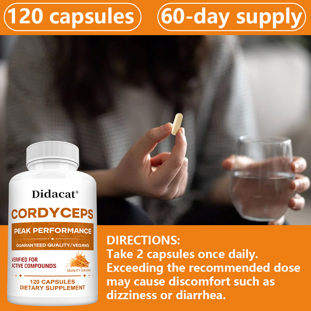 Cordyceps Mushroom Capsules 10 - đánh giá và giá Health With Wellness